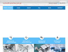 Tablet Screenshot of hydraulik-wroclaw.com.pl